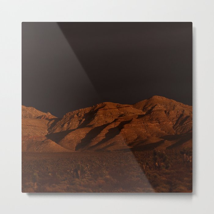 Desert Alpenglow - II Metal Print