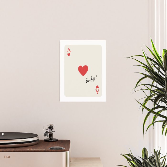 Ace of Hearts - Lucky Red
