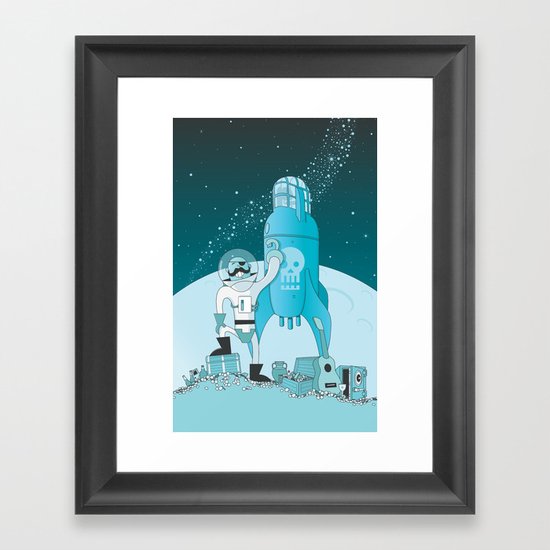 Space Pirate! Framed Art Print
