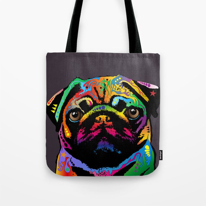 Pug Dog Tote Bag by artpause | Society6