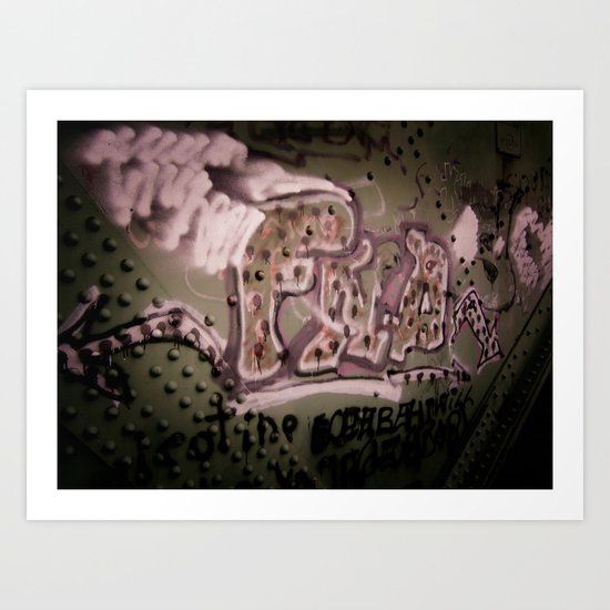 Staining The Path Art Print