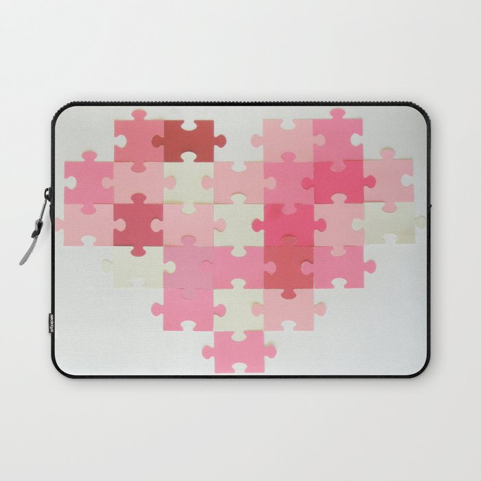 Puzzled Heart Laptop Sleeve