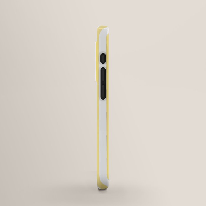 Modern geometrical baby yellow white stripes pattern