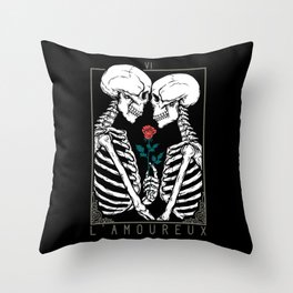 VI The Lovers Throw Pillow
