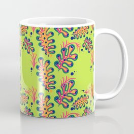 Leaf it to Me Coffee Mug | Pattern, Nature, Bright, Digital, Painting, Tropical, Leaves 