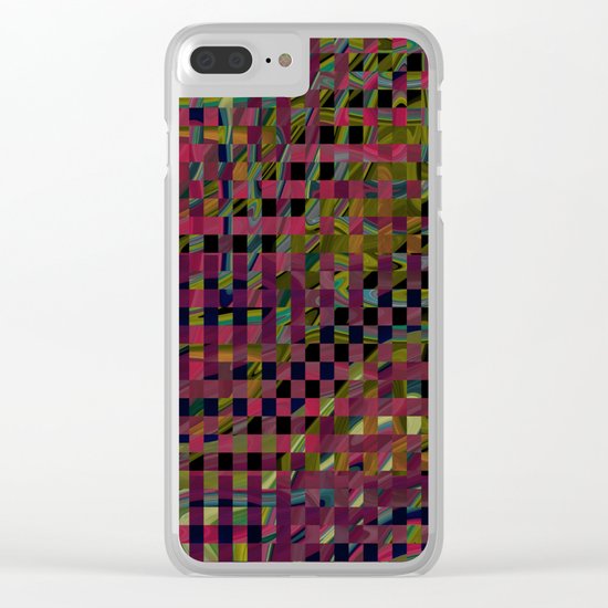 Abstract 147 Clear iPhone Case
