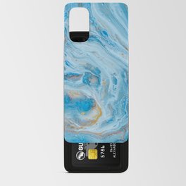 Blue Marble Swirls Android Card Case