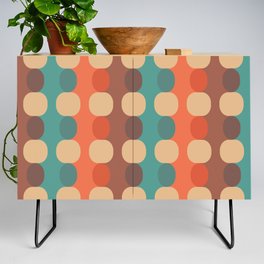 Colorful Retro Geometric Abstract Bead Pattern 722 Credenza