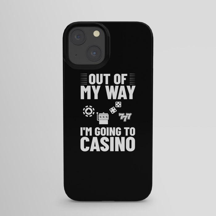 Casino Slot Machine Game Chips Card Player iPhone Case