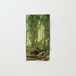 Ivan Shishkin "Stream in the Forest (On the Hillside)" Hand & Bath Towel