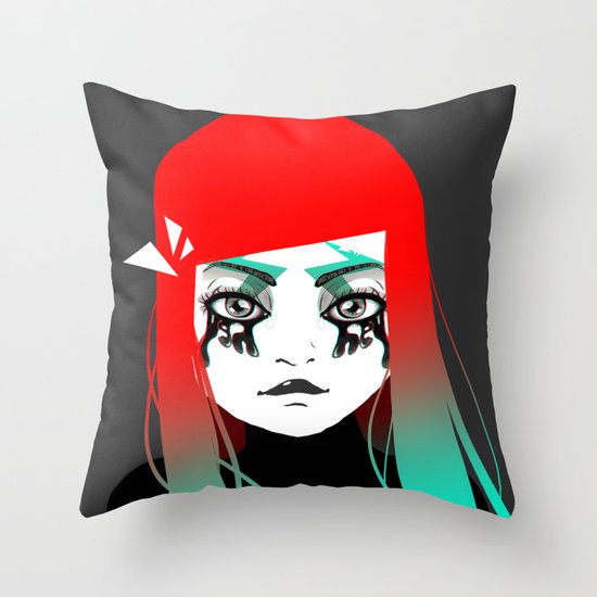 Hey girl ! Throw Pillow