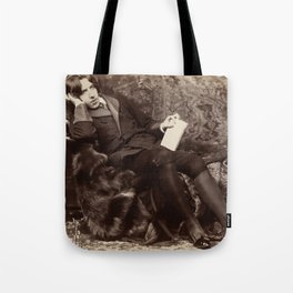 Oscar Wilde Lounging Portrait Tote Bag