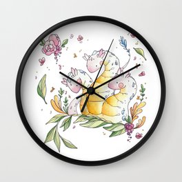 Hydra de Flora Wall Clock