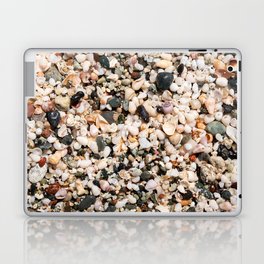 Sea Shell Sand From Golden Beach On Crysi Island Laptop Skin