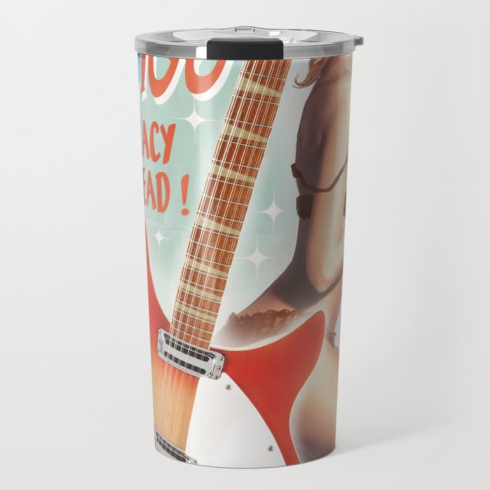 Guitar Girl 03 'Racy Redhead' Travel Mug