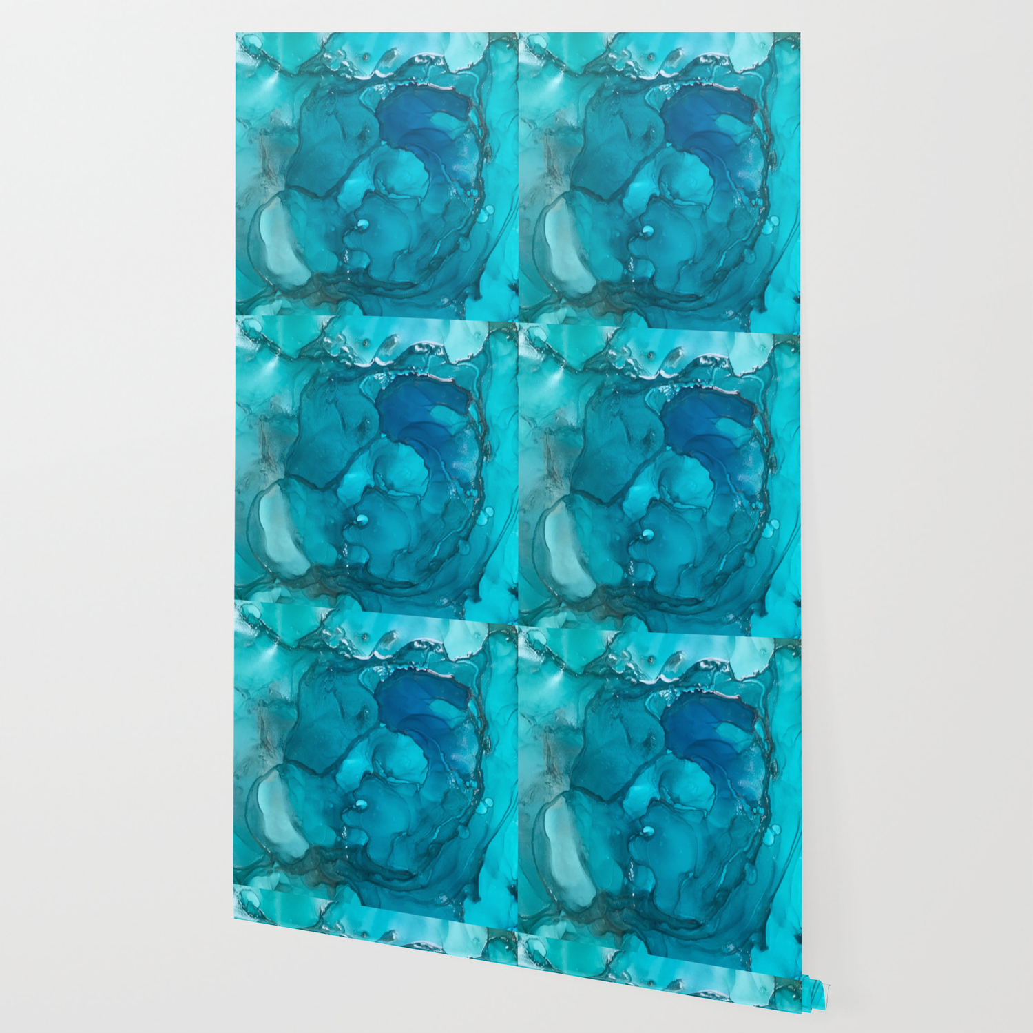 The Tempest Alcohol Ink Abstract Art Wallpaper By Scubaprincess