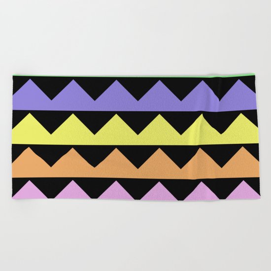 Pastel Teeth Beach Towel
