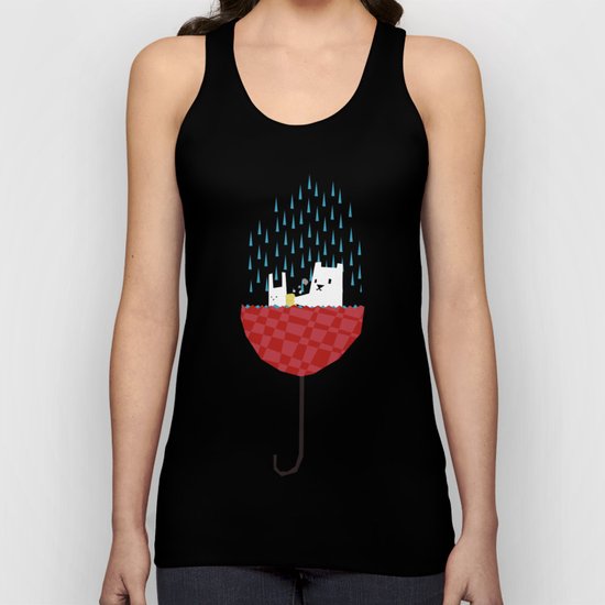 umbrella bath time! Unisex Tank Top