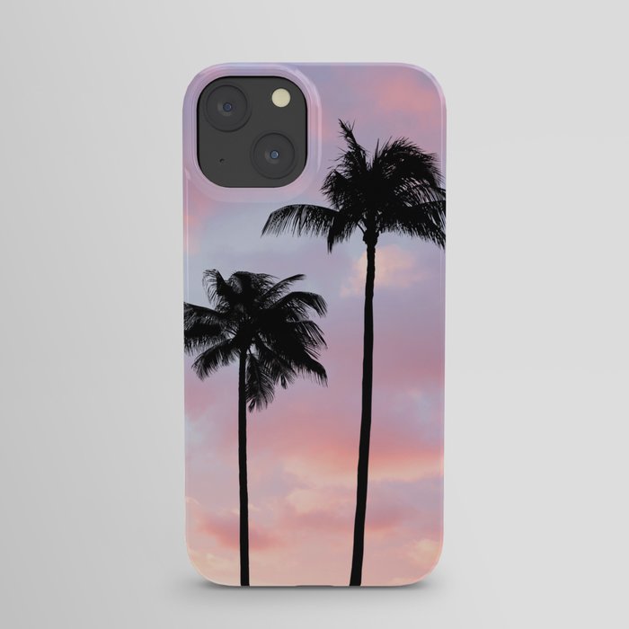 Palm Trees Sunset Photography iPhone Case