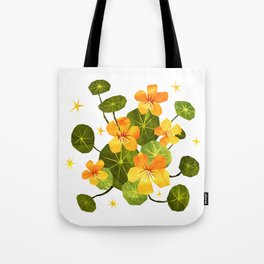 Nasturtium Flowers Tote Bag