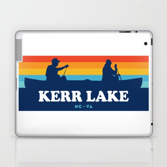 Kerr Lake Virginia North Carolina Canoe Laptop & iPad Skin