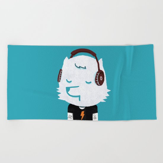 Metal Rock Dog Beach Towel