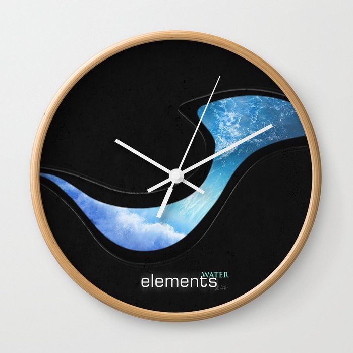 elements | water Wall Clock