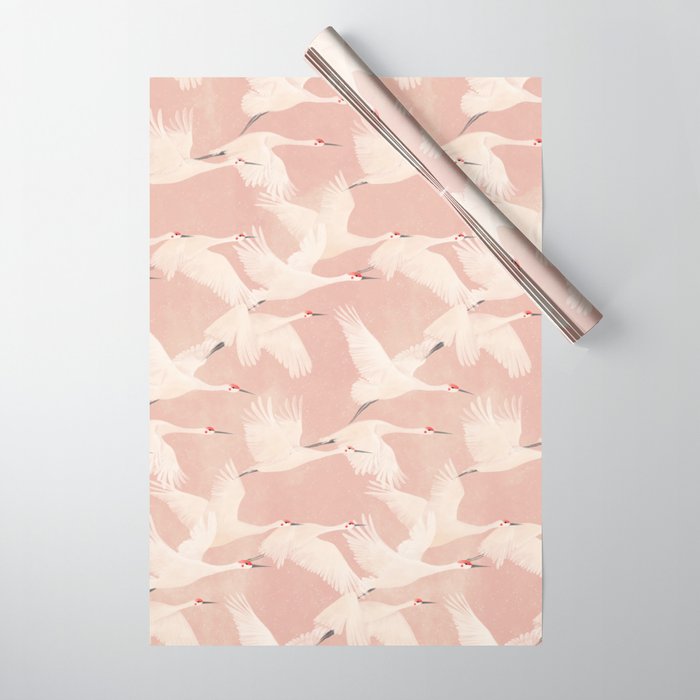 Flying Cranes - Dawn Wrapping Paper