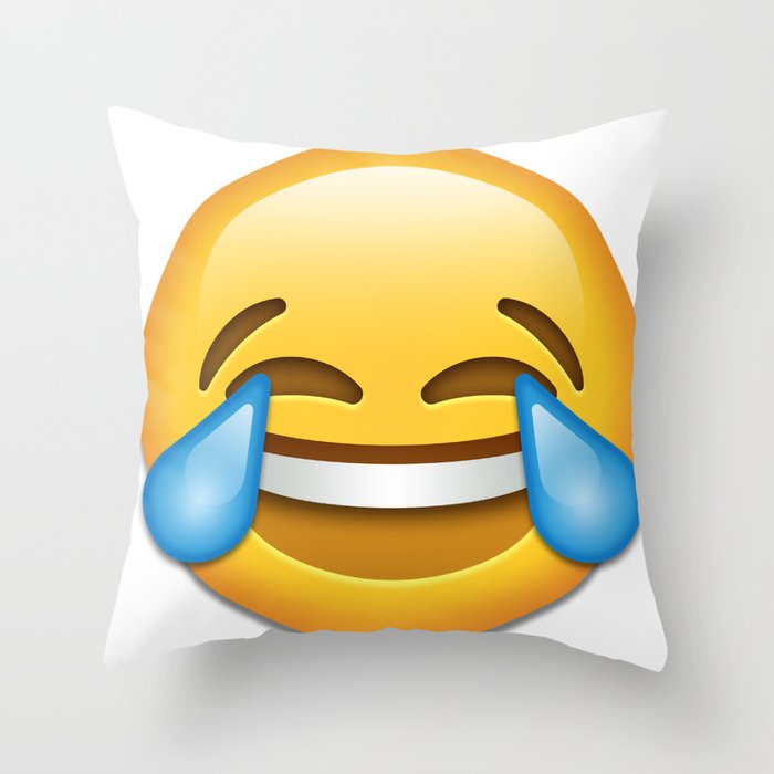 Joy emoji pillow sales