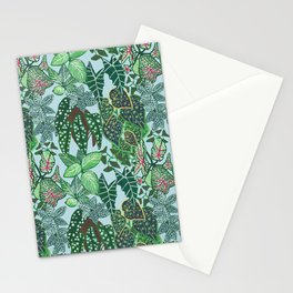 Begonia Pale Blue Stationery Cards