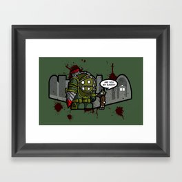 Are you my Daddy? Framed Art Print