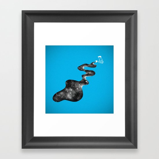 Don't Cry Over Spilled Milky Way Framed Art Print