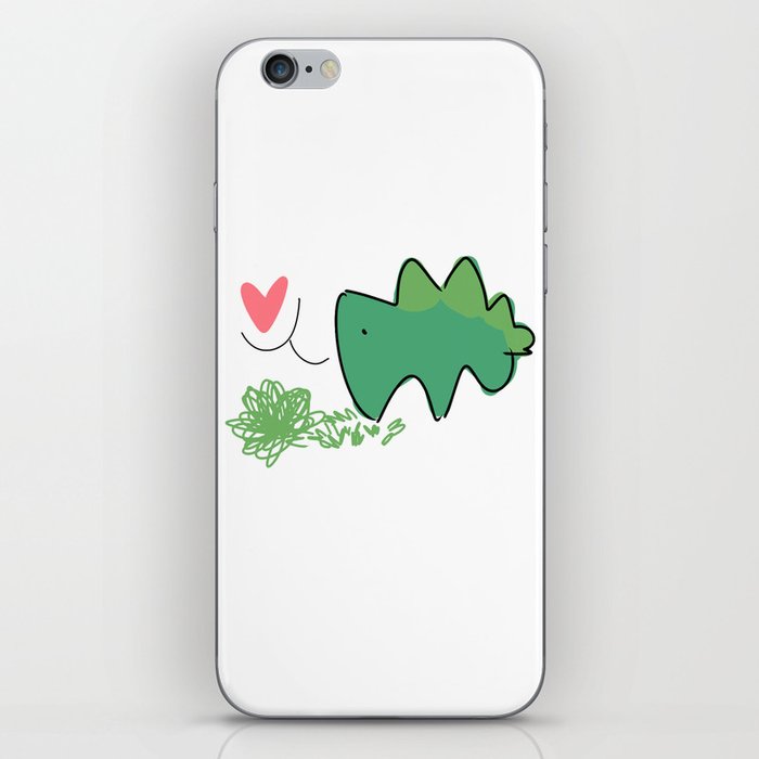 stegosaur-love iPhone Skin