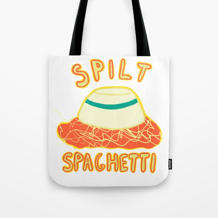 Spilt Spaghetti Tote Bag
