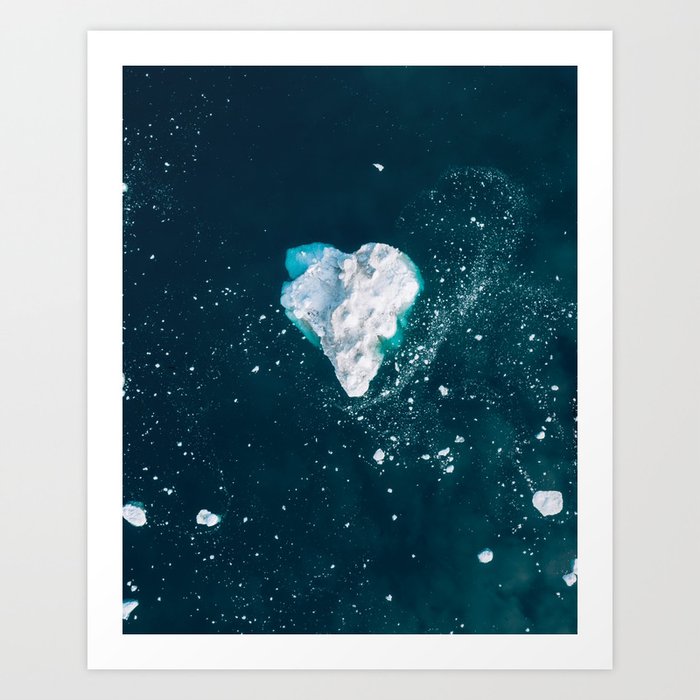 Heart of Winter in the Arctic Ocean Art Print