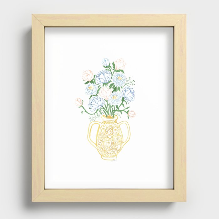 Finn Vase Recessed Framed Print