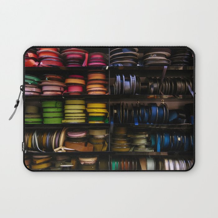 Rainbow Ribbons Laptop Sleeve