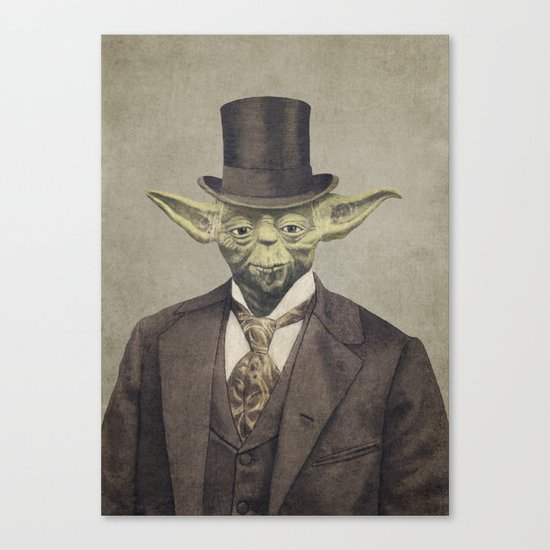 Sir Yodington Canvas Print