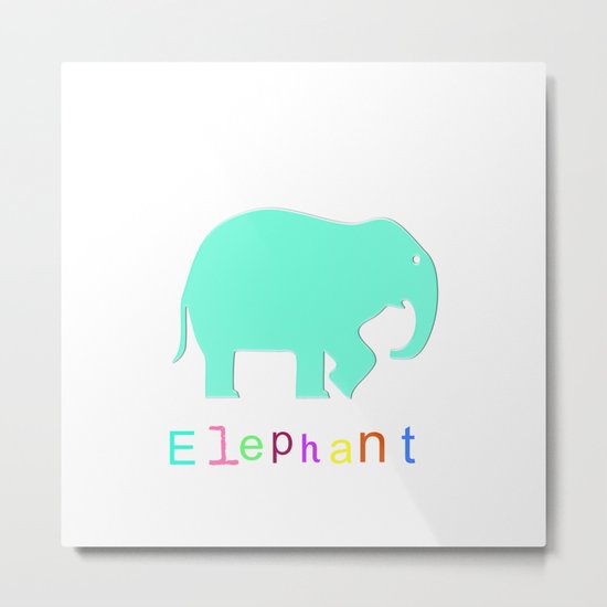 Elephant- Metal Print