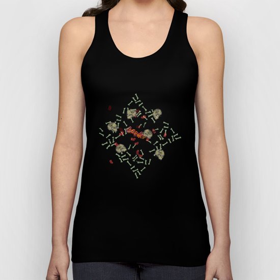 R.I.P. Funky skull joy death thing... I belive Unisex Tank Top