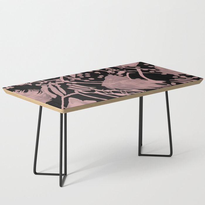 Electrical Spots in Black and Pink! Coffee Table