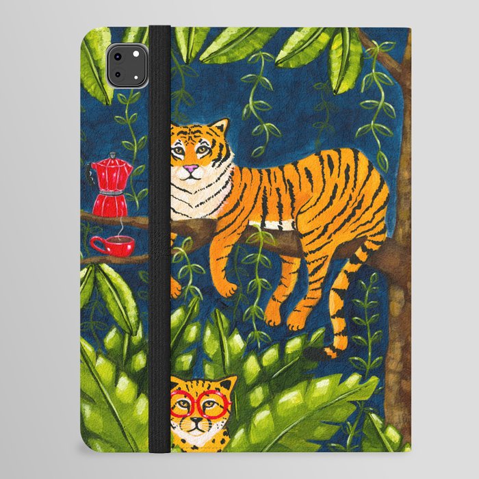 The Jungle Tiger iPad Folio Case