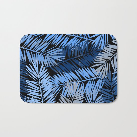 Tropical Palm Leaves III Bath Mat