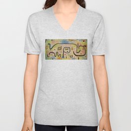 Insula Dulcamara - Paul Klee V Neck T Shirt