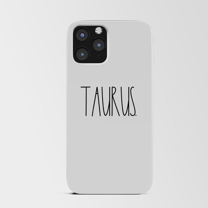 Unn Dunn Taurus.  iPhone Card Case