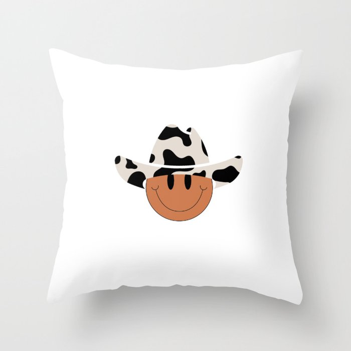 Cowboy hat emoji pillow discount