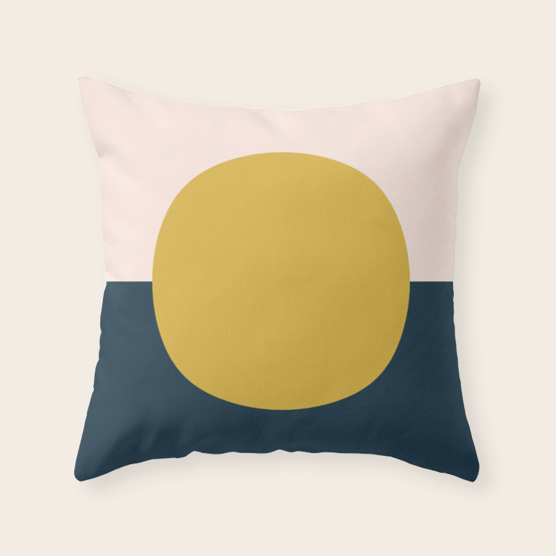 blush colored throw pillows