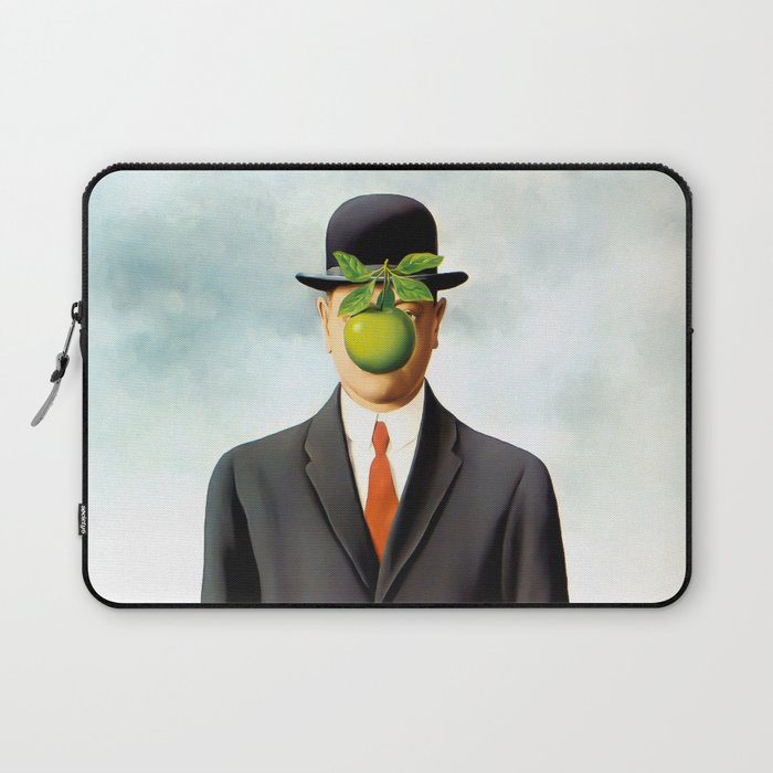 Rene Magritte The Son of Man, 1964 Artwork, Tshirts, Posters, Prints, Bags, Men, Women, Youth Laptop Sleeve