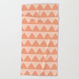 Geometric Pyramid Pattern XXXIII Beach Towel