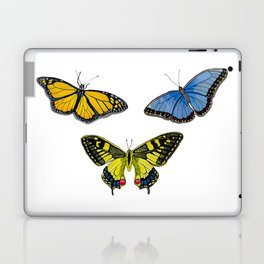 3 Butterflies Laptop & iPad Skin